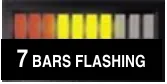 BDI display: 7 bars flashing