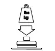 Dual down pressure symbol