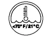 Water temperature (ec-H2O option) symbol