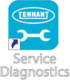 Service Diagnostics IDrive screen with an arrow pointing at the Program Factory Defaults button