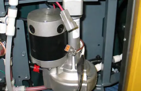 Transaxle motor with its electrical connector
