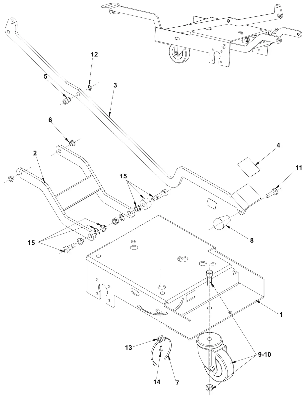 Advance Adfinity 20D / X20D / X20C / X24D chassis system drawing, manual page 8