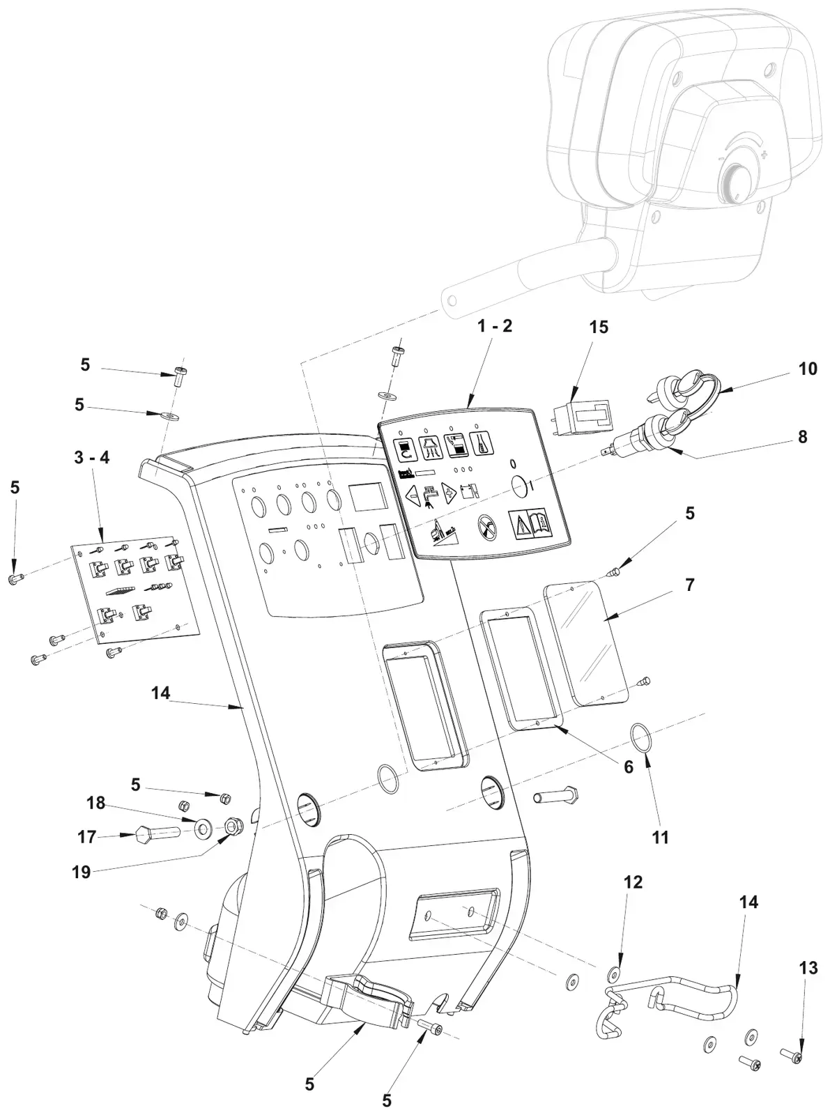 Advance Adfinity 20D / X20D / X20C / X24D control panel system drawing, manual page 34