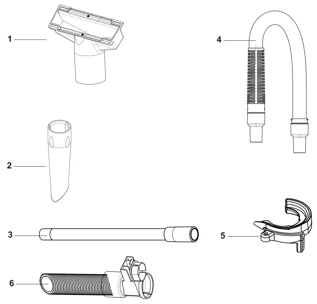 Advance Spectrum 12H / 12P nozzles and tube drawing, manual page 10