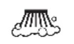 Scrubbing side brush symbol