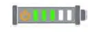 Three green indicator lights lit