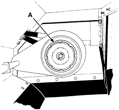 Main brush drive plug: brush drive plug (A)