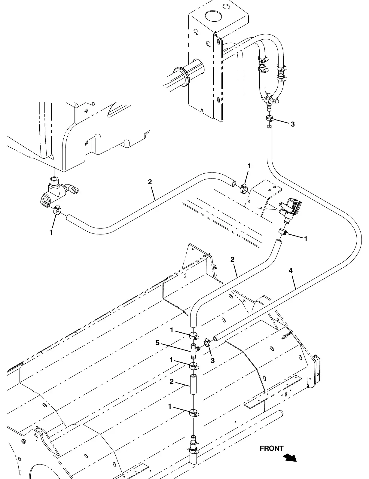 Tennant M20 fast solution supply group exploded view
