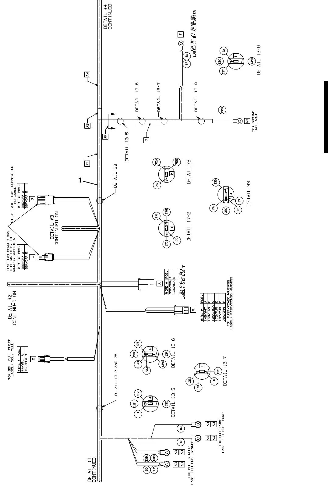 Tennant M20 electricalwireharnessgroup,main(014001- ) exploded view (page 2)
