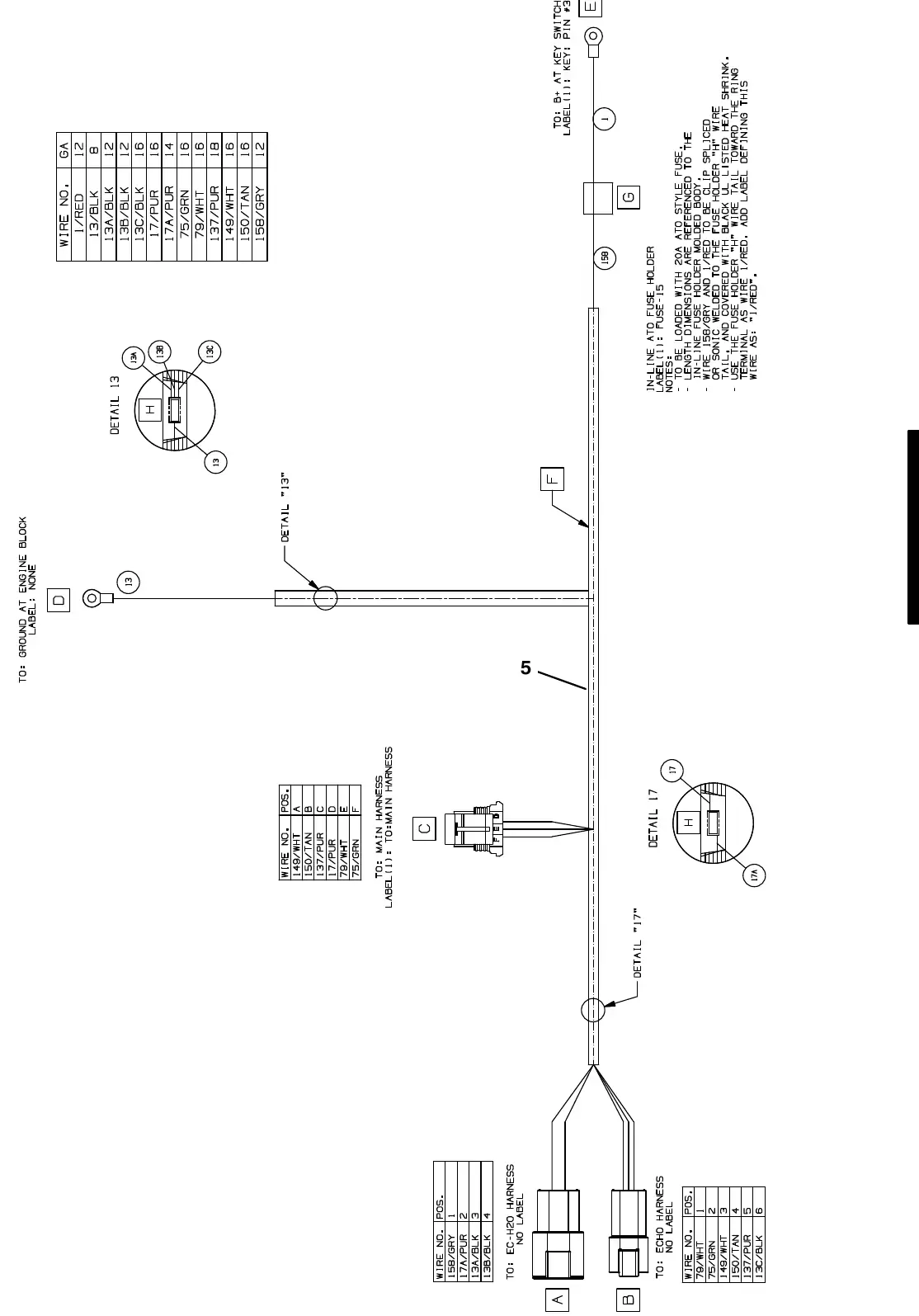 Tennant M20 ec - h20 wire harnesses group exploded view (page 2)