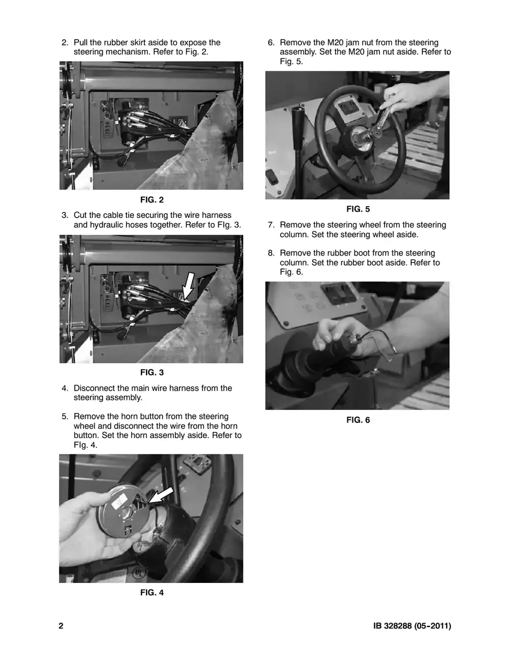 Tennant M20 instruction bulletin 328288, page 2 of 12