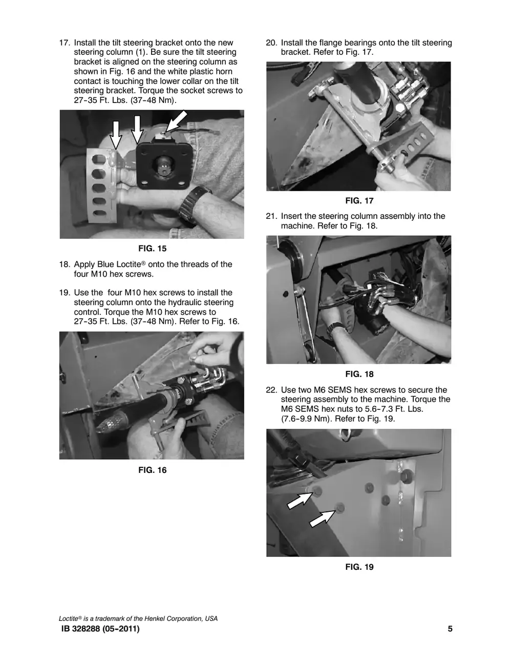 Tennant M20 instruction bulletin 328288, page 5 of 12