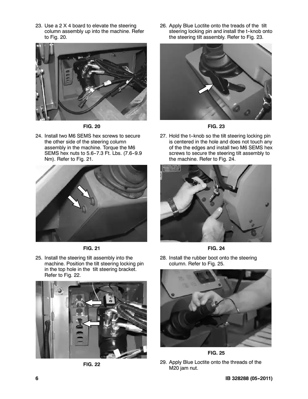 Tennant M20 instruction bulletin 328288, page 6 of 12