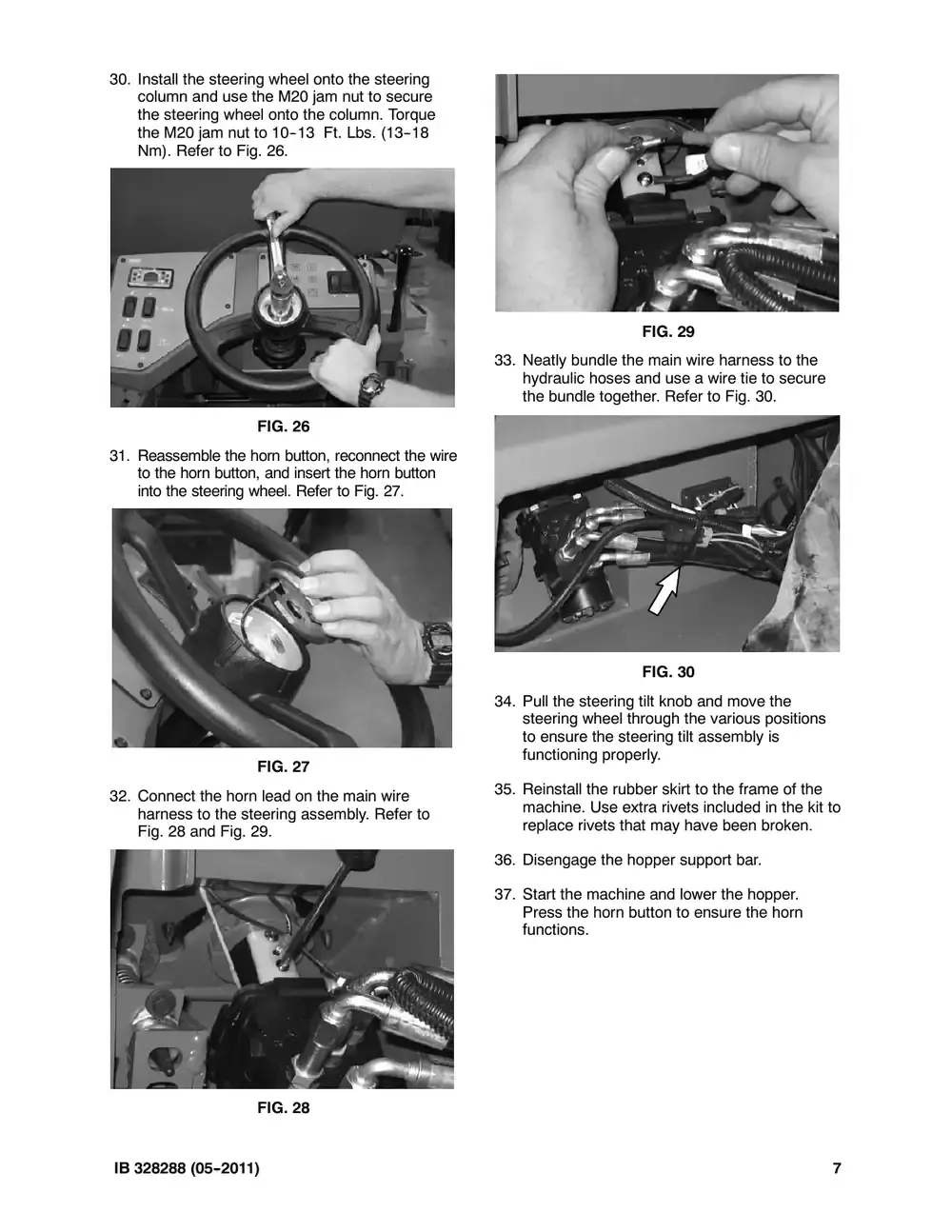 Tennant M20 instruction bulletin 328288, page 7 of 12