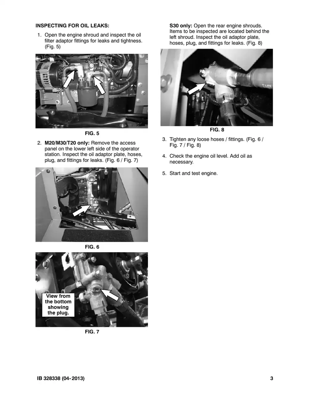 Tennant M20 instruction bulletin 328338, page 3 of 4