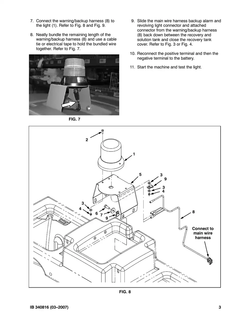 Tennant M20 instruction bulletin 340816, page 3 of 4