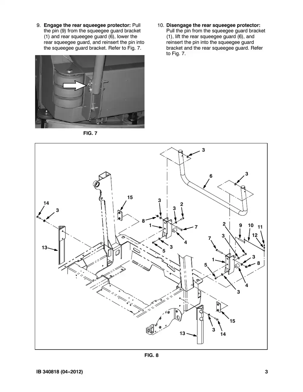 Tennant M20 instruction bulletin 340818, page 3 of 4
