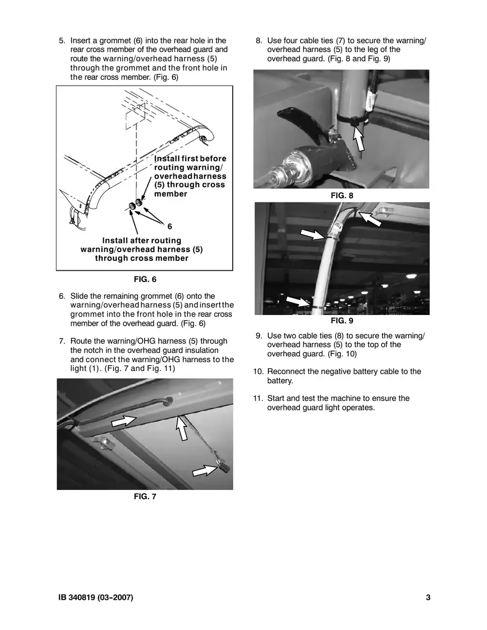 Tennant M20 instruction bulletin 340819, page 3 of 5