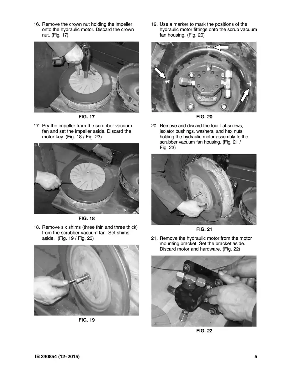 Tennant M20 instruction bulletin 340854, page 5 of 11
