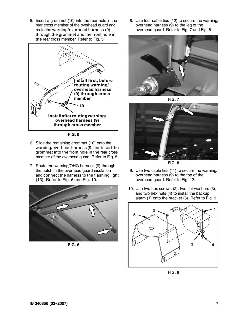 Tennant M20 instruction bulletin 340856, page 7 of 12