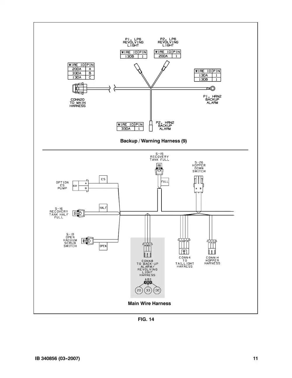 Tennant M20 instruction bulletin 340856, page 11 of 12