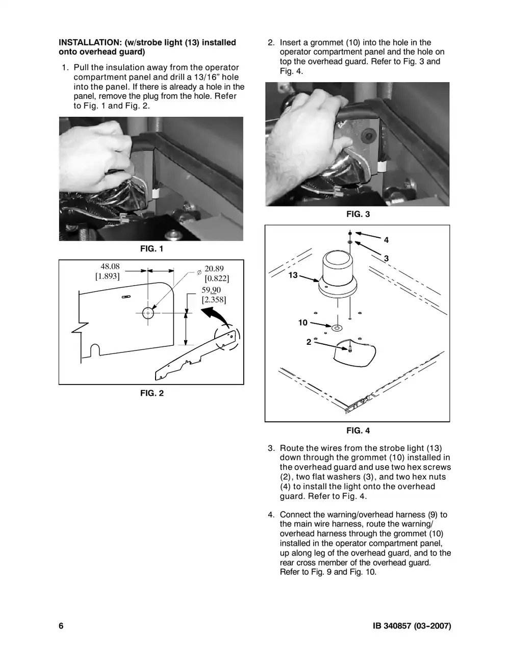 Tennant M20 instruction bulletin 340857, page 6 of 12