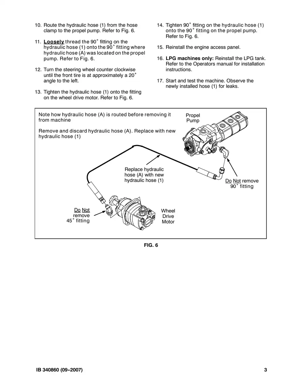 Tennant M20 instruction bulletin 340860, page 3 of 8