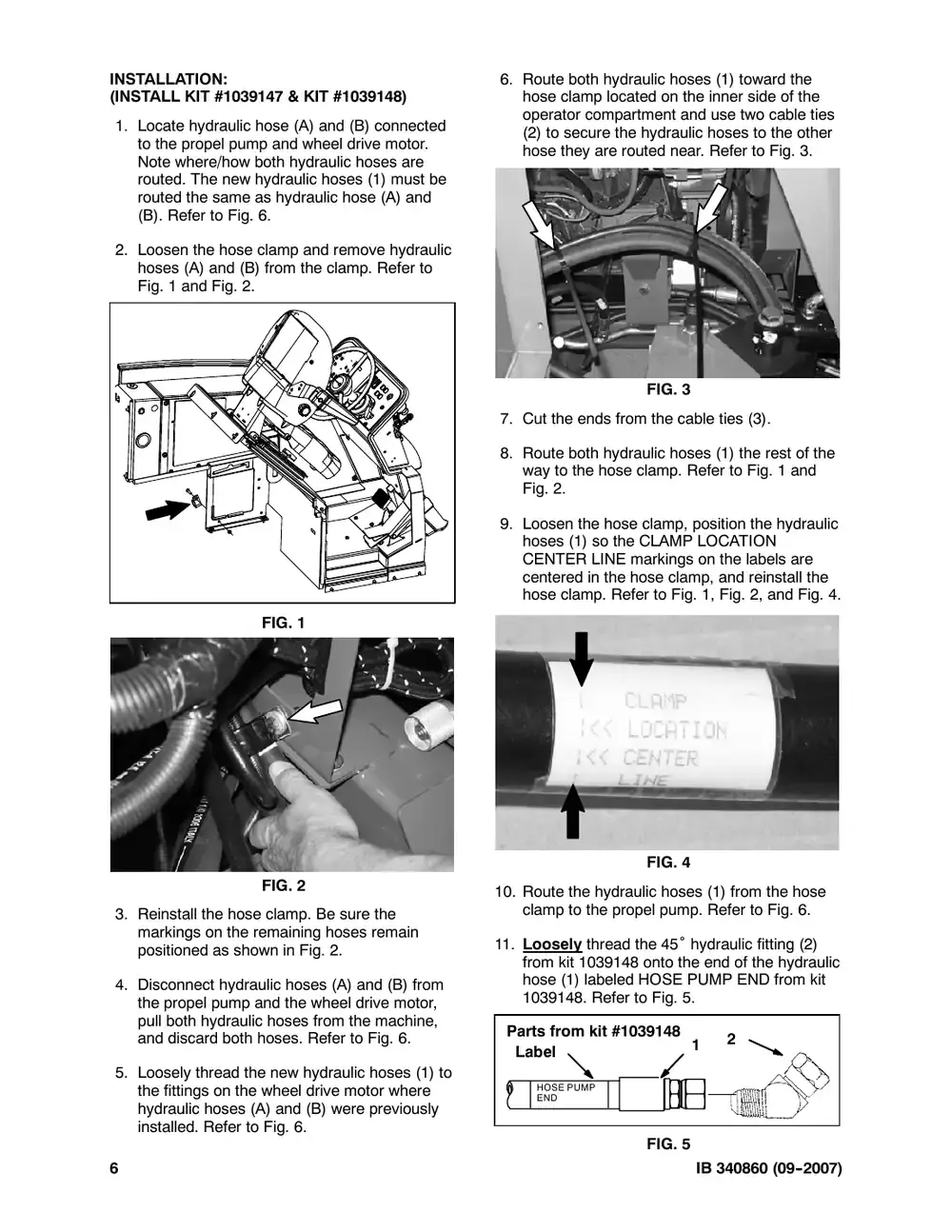 Tennant M20 instruction bulletin 340860, page 6 of 8