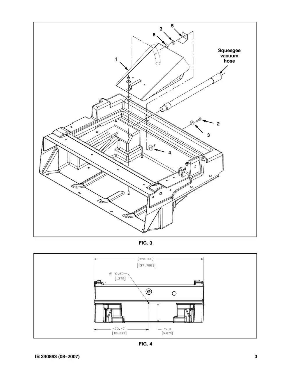 Tennant M20 instruction bulletin 340863, page 3 of 4