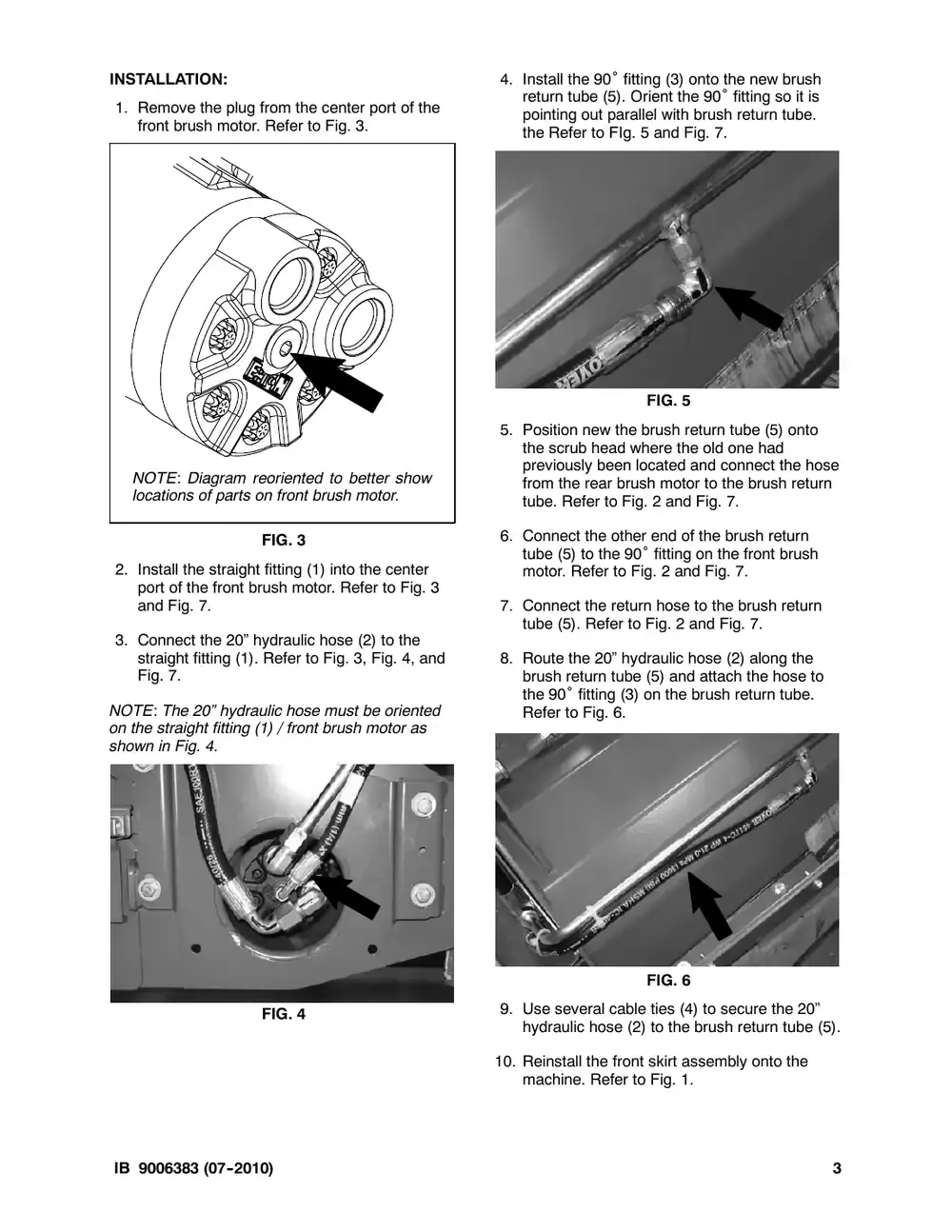 Tennant M20 instruction bulletin 9006383, page 3 of 4