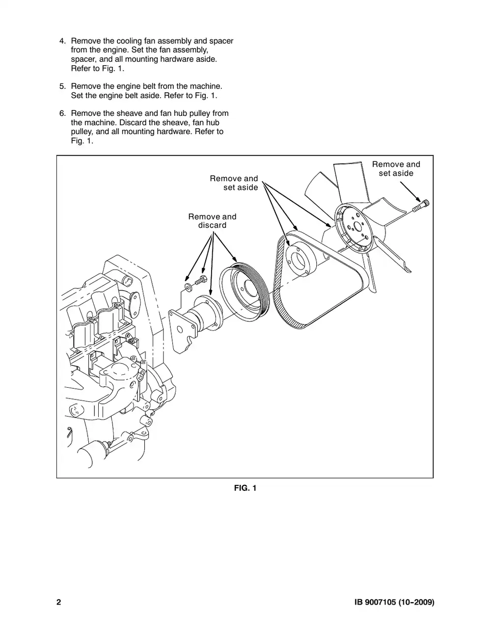 Tennant M20 instruction bulletin 9007105, page 2 of 4