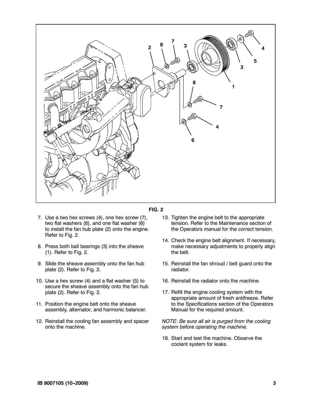 Tennant M20 instruction bulletin 9007105, page 3 of 4