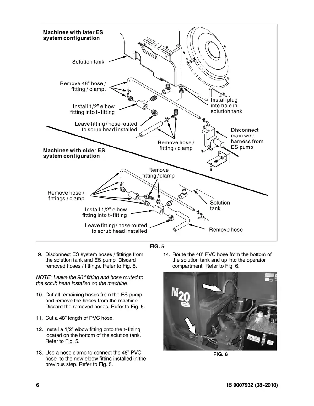 Tennant M20 instruction bulletin 9007932, page 6 of 72