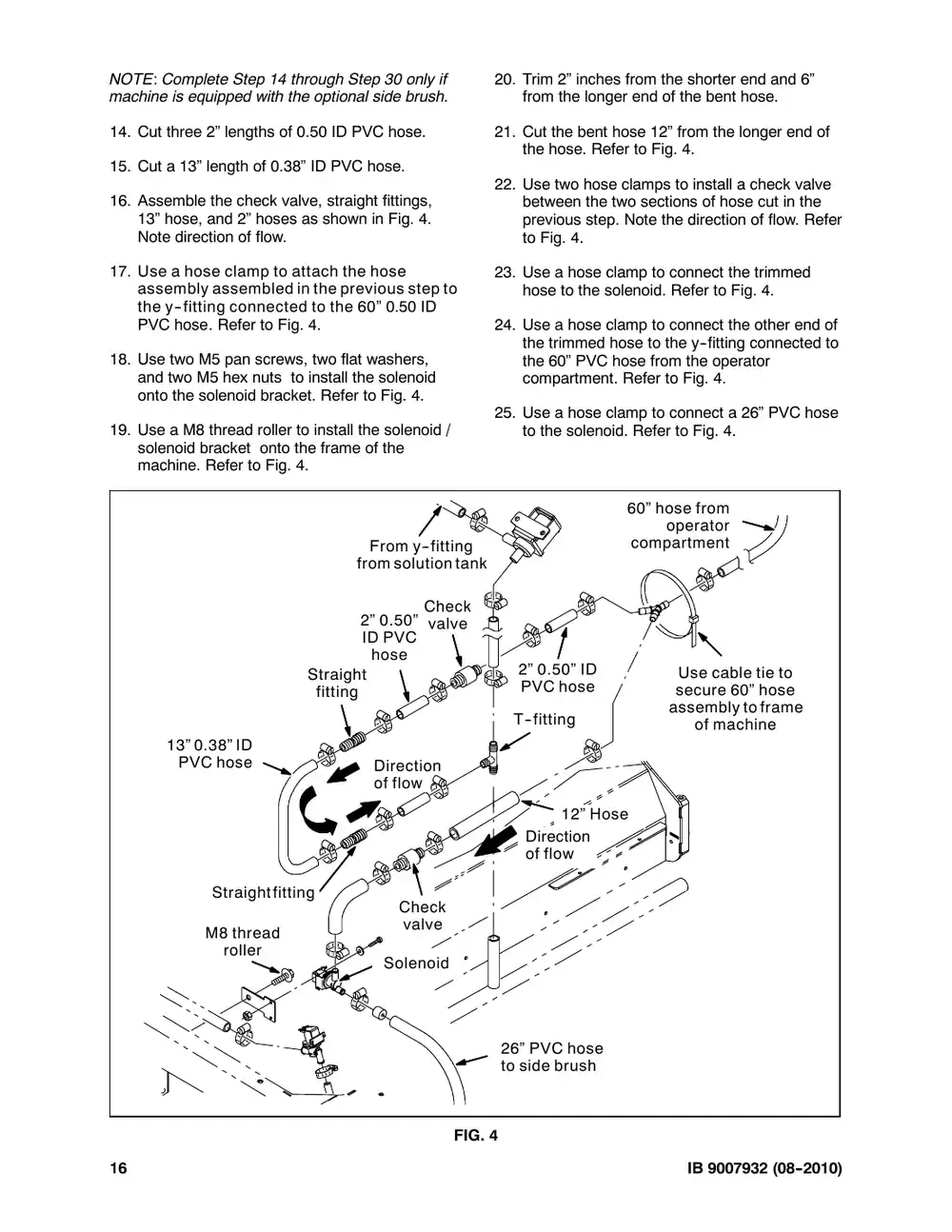 Tennant M20 instruction bulletin 9007932, page 16 of 72