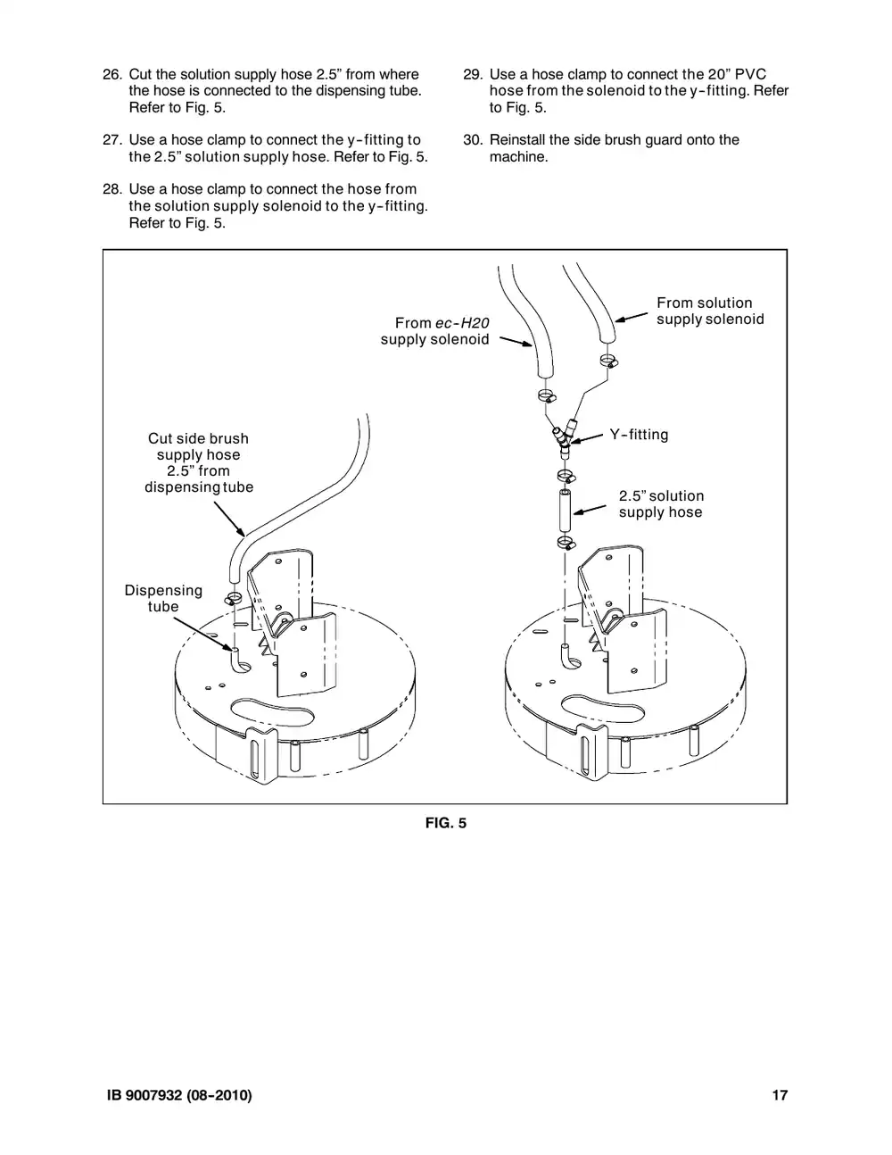 Tennant M20 instruction bulletin 9007932, page 17 of 72
