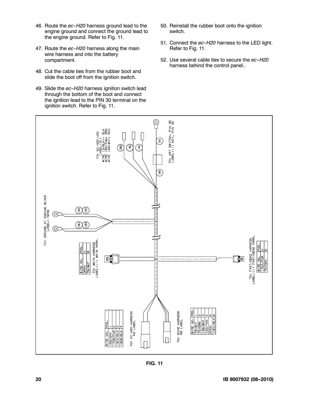 Tennant M20 instruction bulletin 9007932, page 20 of 72
