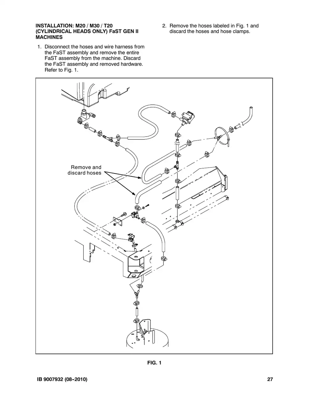Tennant M20 instruction bulletin 9007932, page 27 of 72
