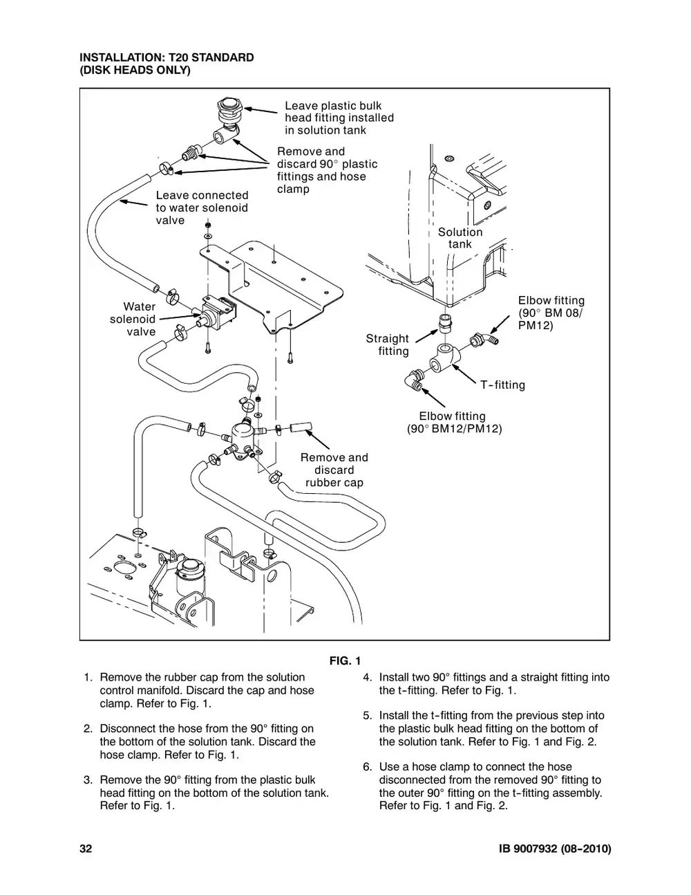 Tennant M20 instruction bulletin 9007932, page 32 of 72