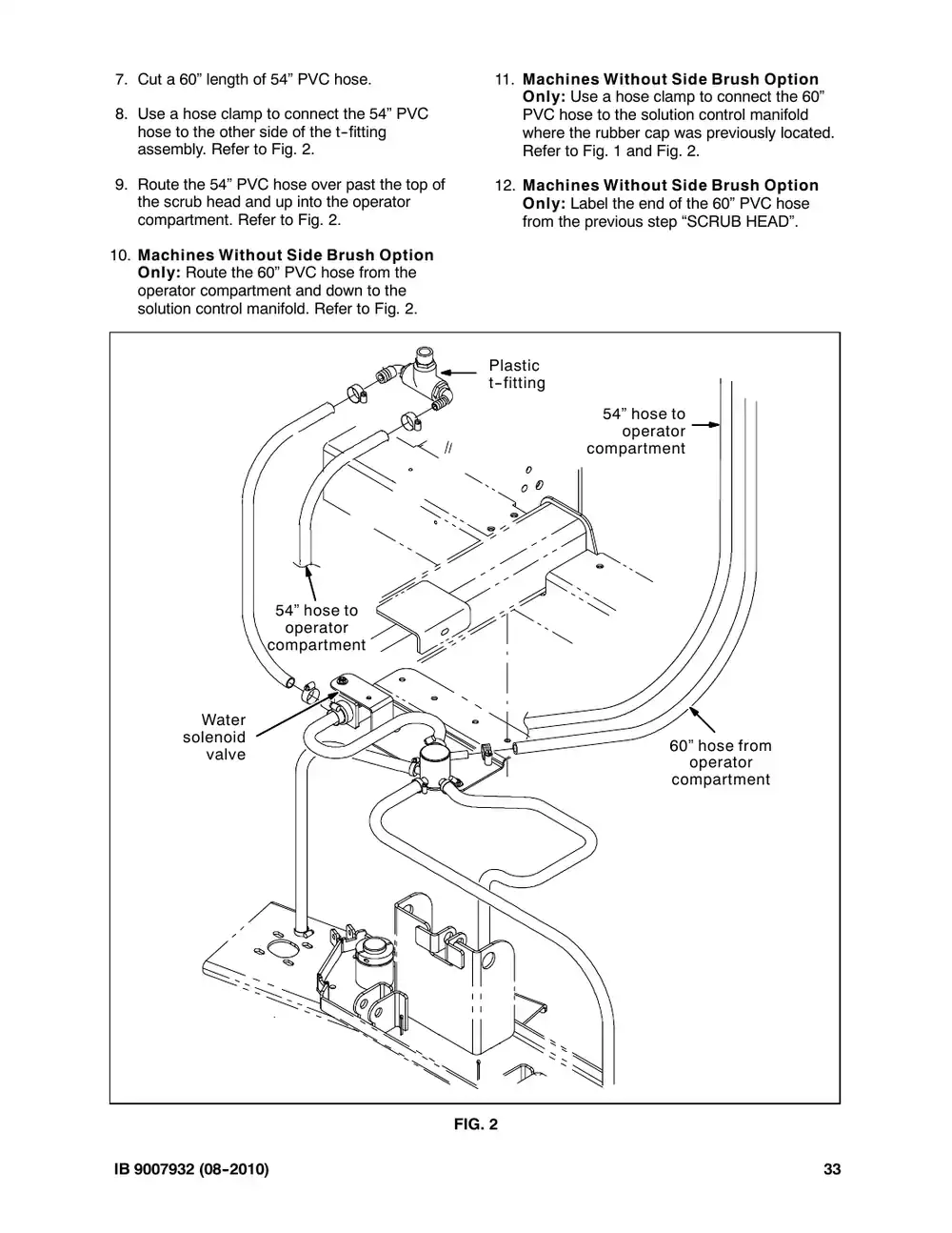 Tennant M20 instruction bulletin 9007932, page 33 of 72