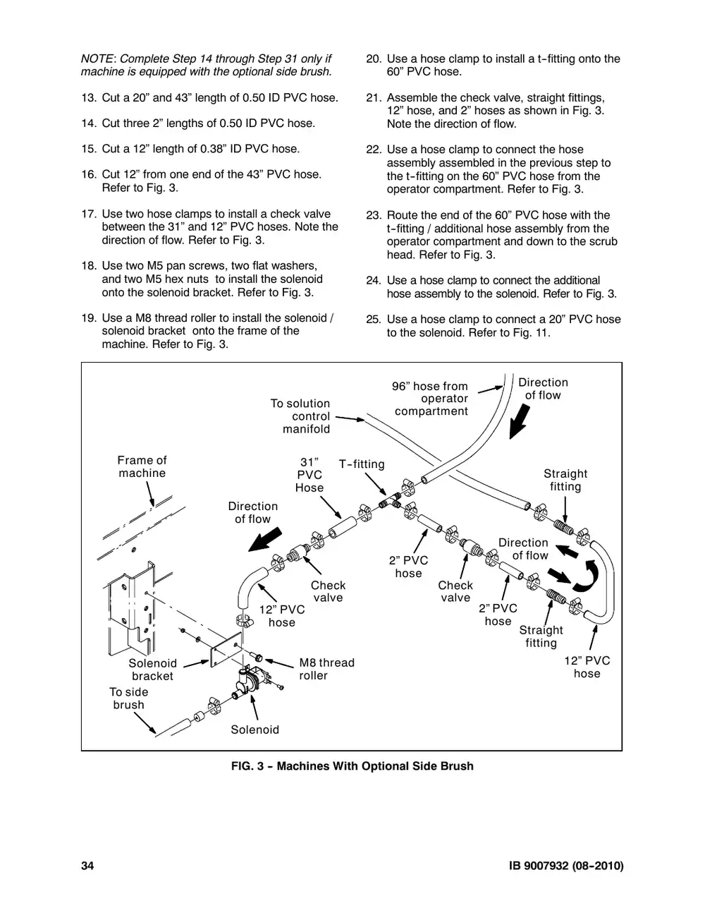 Tennant M20 instruction bulletin 9007932, page 34 of 72