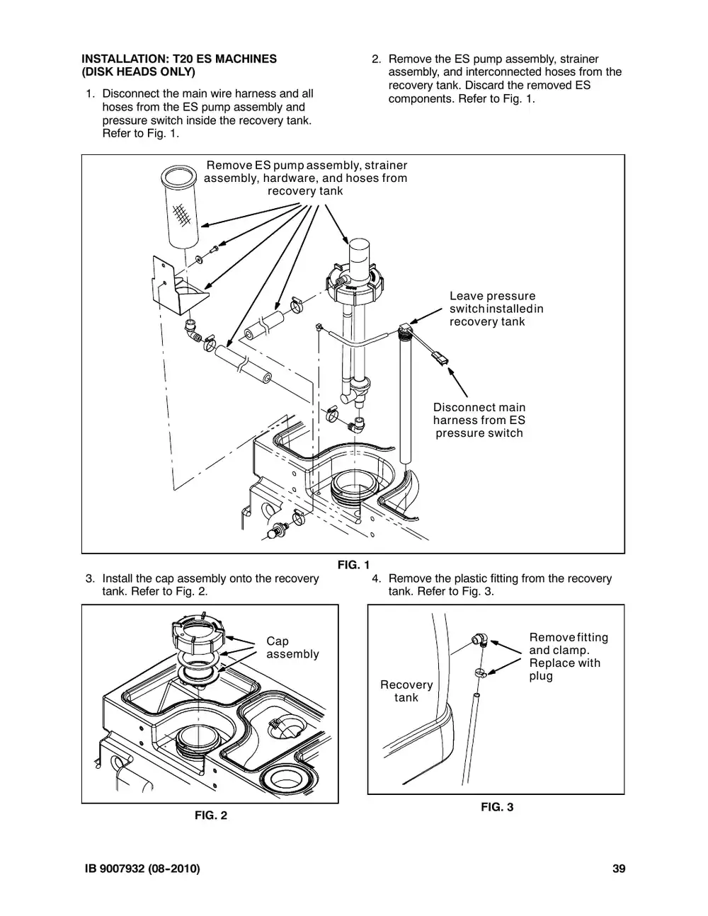 Tennant M20 instruction bulletin 9007932, page 39 of 72