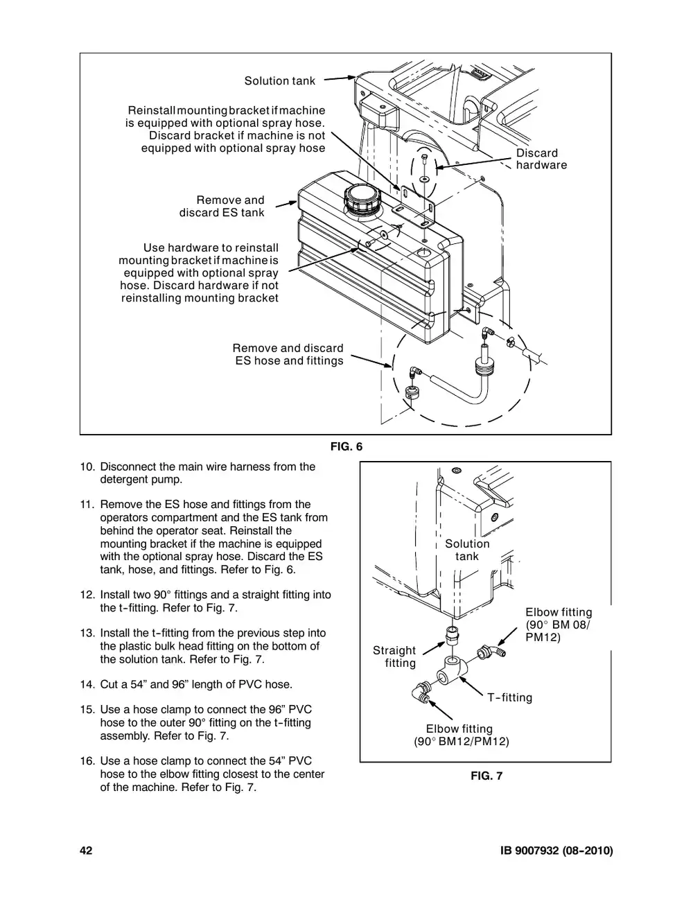 Tennant M20 instruction bulletin 9007932, page 42 of 72