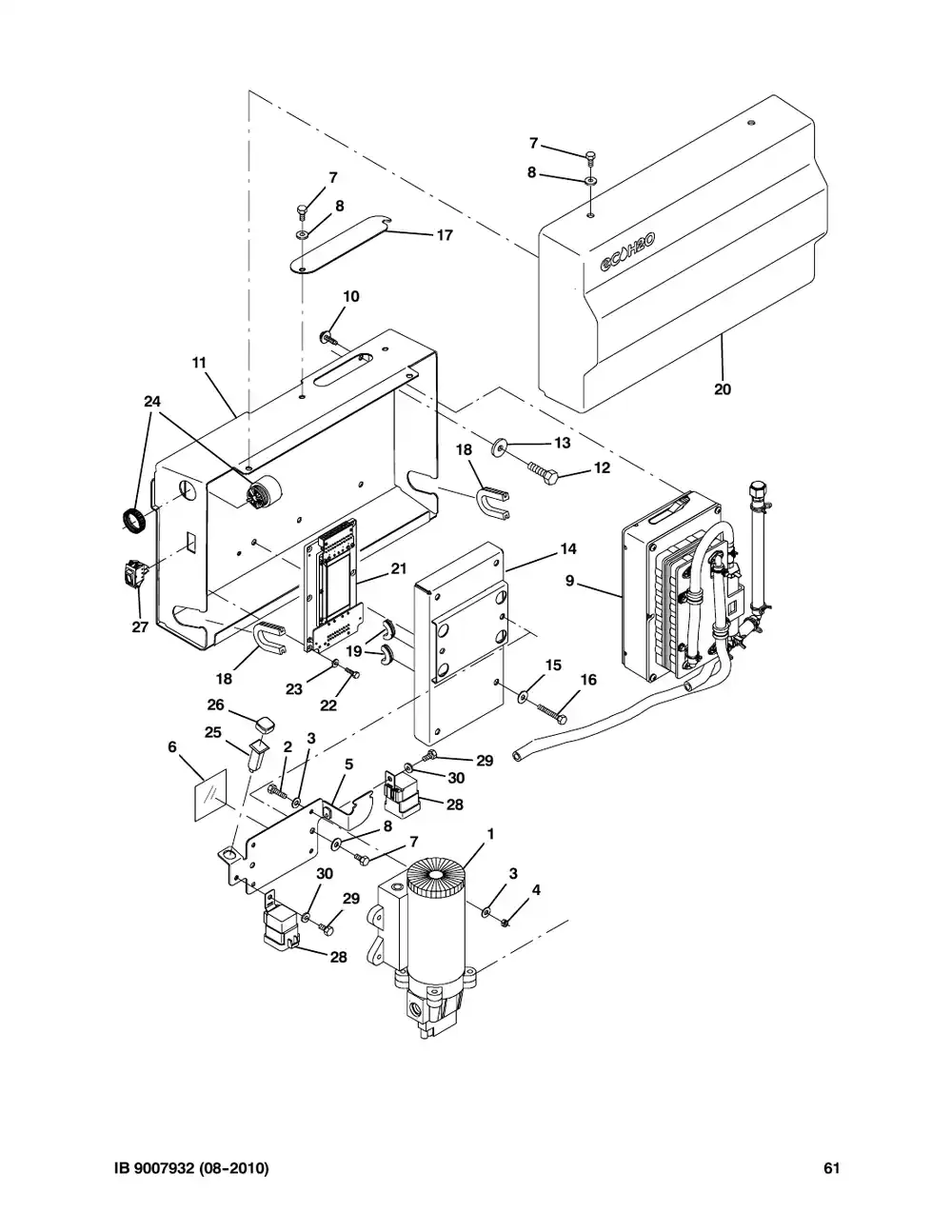 Tennant M20 instruction bulletin 9007932, page 61 of 72