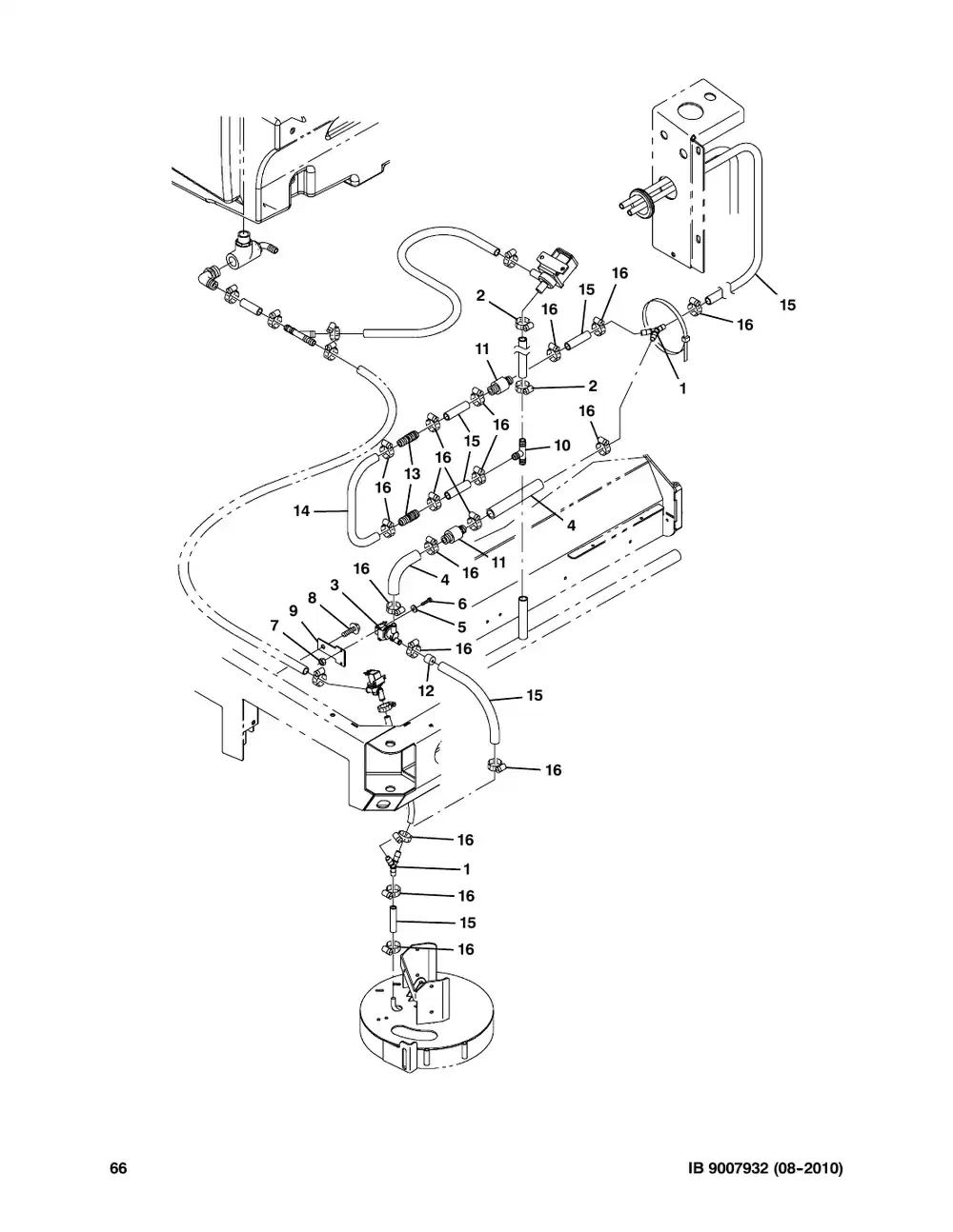 Tennant M20 instruction bulletin 9007932, page 66 of 72