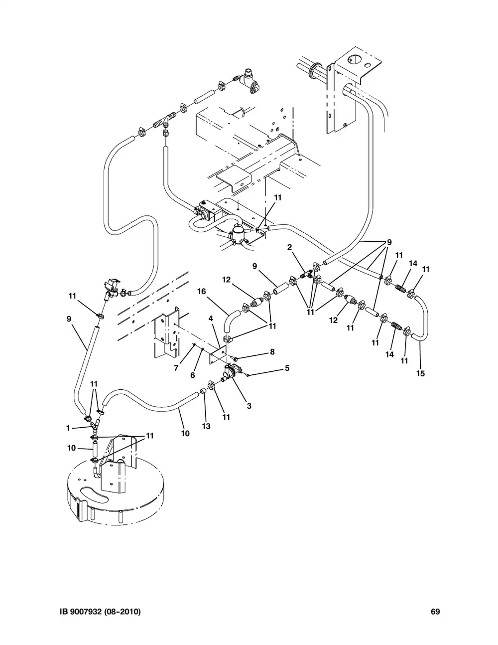 Tennant M20 instruction bulletin 9007932, page 69 of 72