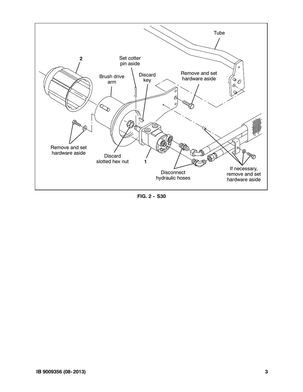 Tennant M20 instruction bulletin 9009356, page 3 of 8