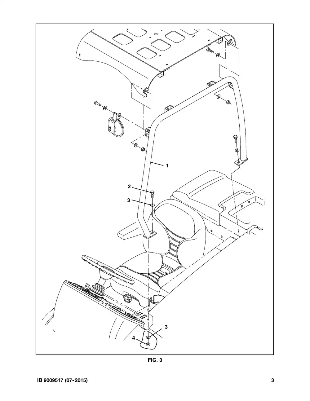 Tennant M20 instruction bulletin 9009517, page 3 of 4