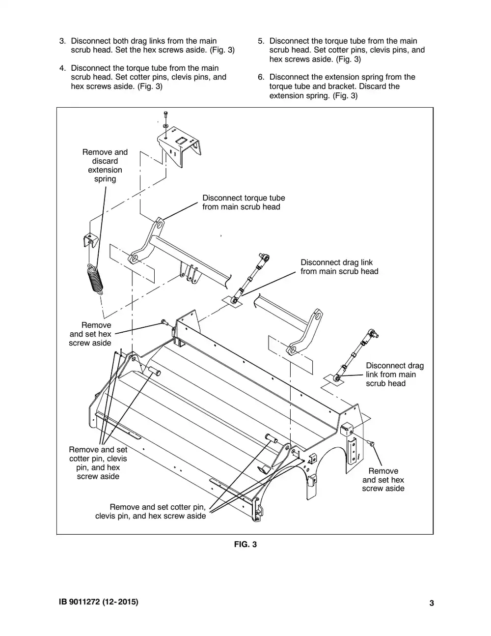 Tennant M20 instruction bulletin 9011272, page 3 of 11