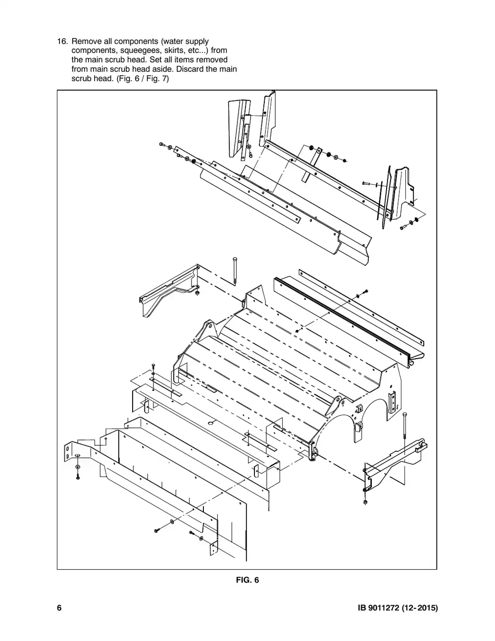 Tennant M20 instruction bulletin 9011272, page 6 of 11