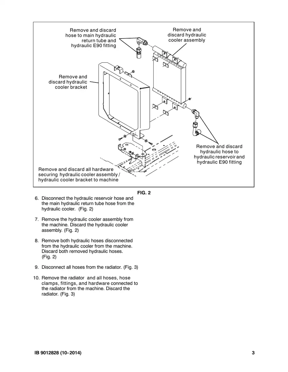 Tennant M20 instruction bulletin 9012828, page 3 of 14